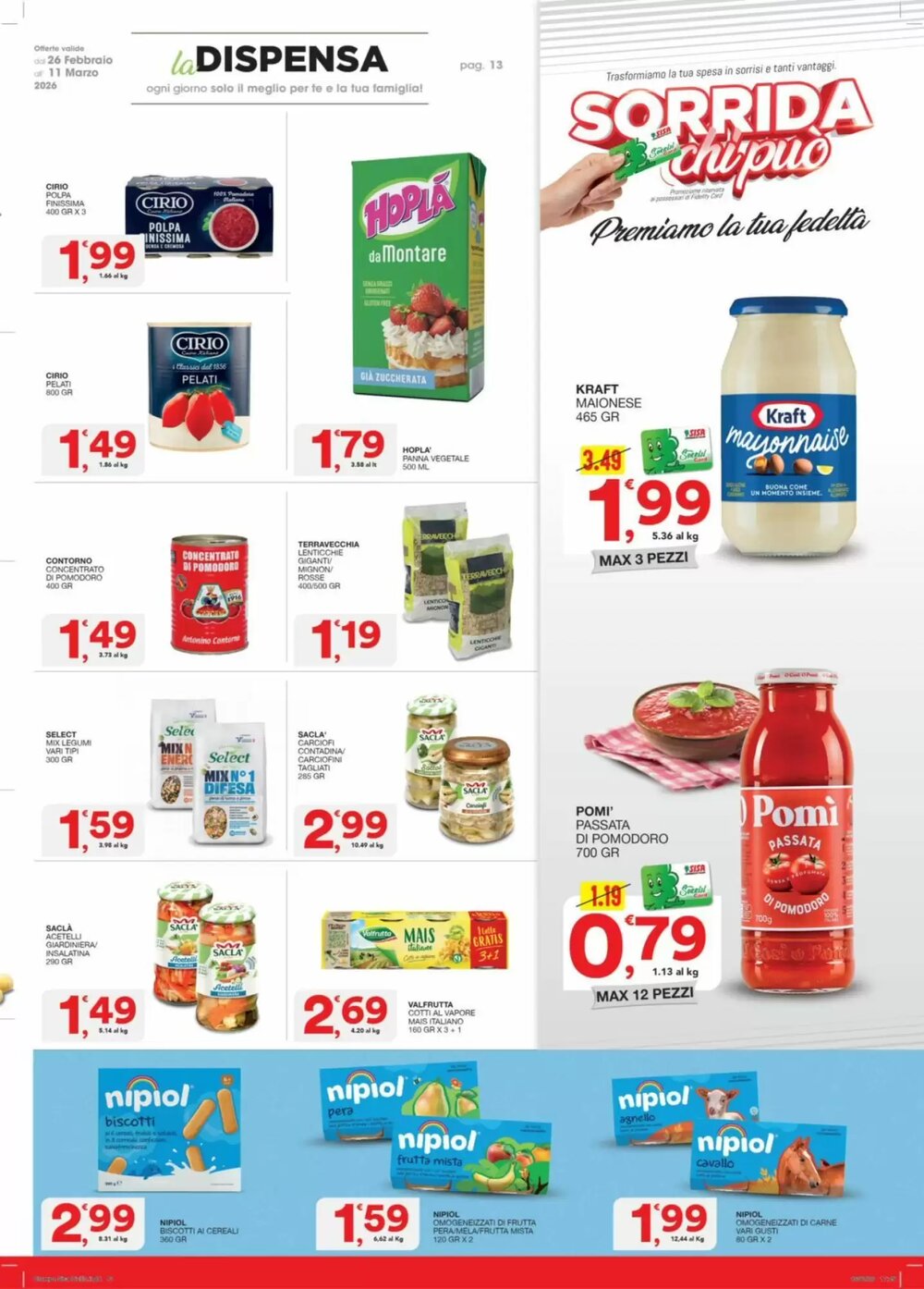Volantino promozionale Sisa  valide dal 26/02/2026 - Pagina 13.