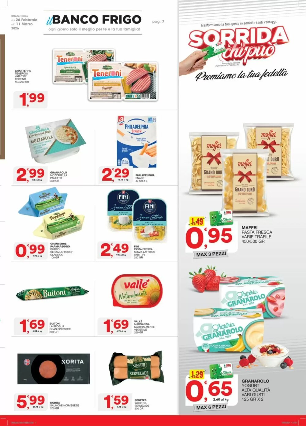 Volantino promozionale Sisa  valide dal 26/02/2026 - Pagina 7.