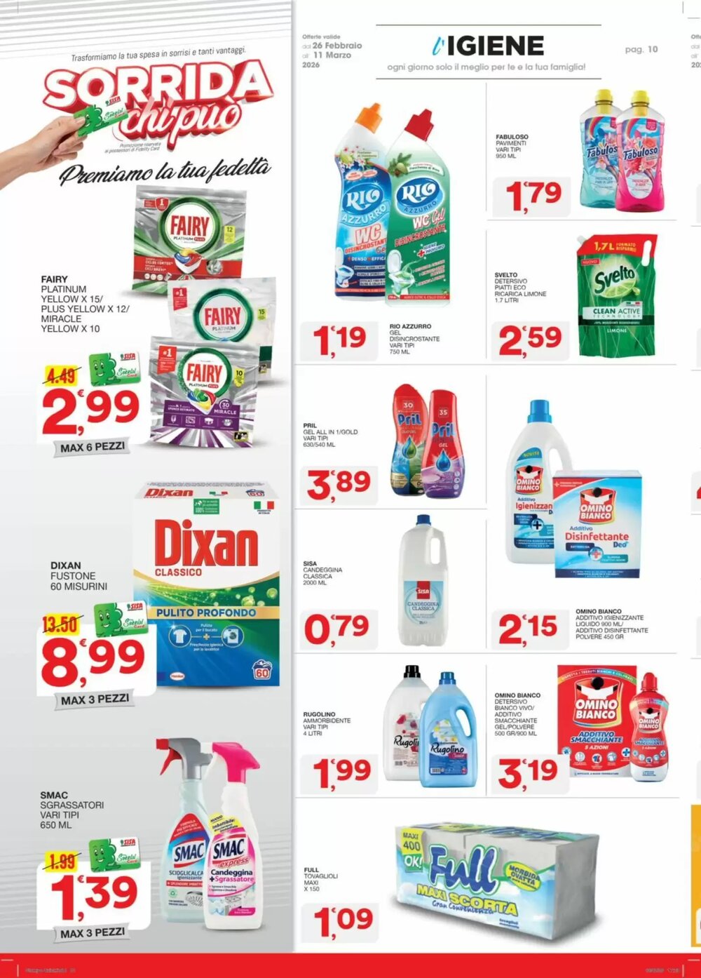 Volantino promozionale Quick Sisa  valide dal 26/02/2026 - Pagina 10.