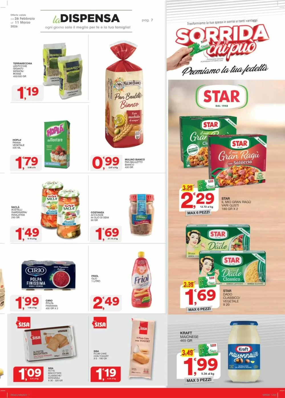 Volantino promozionale Quick Sisa  valide dal 26/02/2026 - Pagina 7.