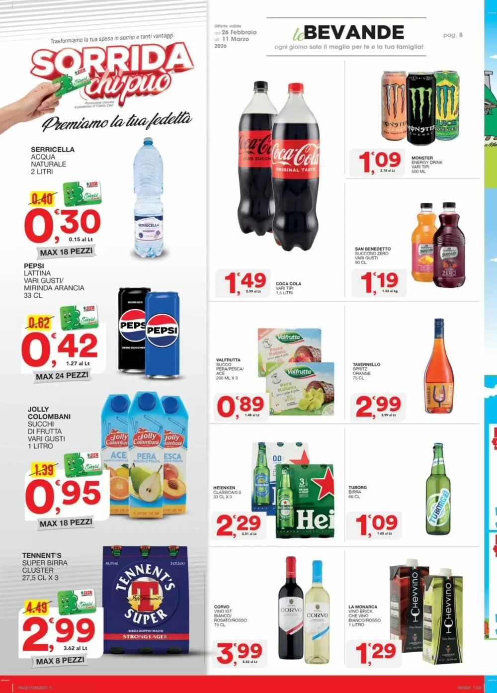 Volantino promozionale Quick Sisa  valide dal 26/02/2026 - Pagina 8.