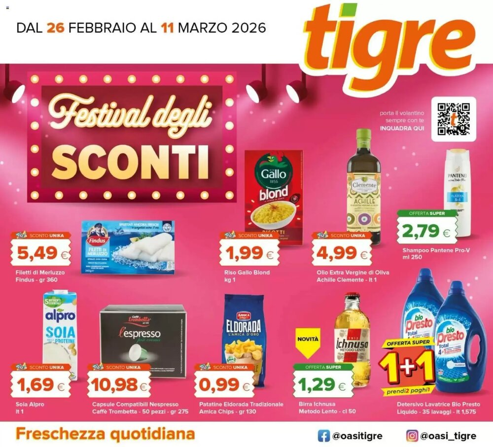 Volantino promozionale Tigre  valide dal 26/02/2026 - Pagina 1.