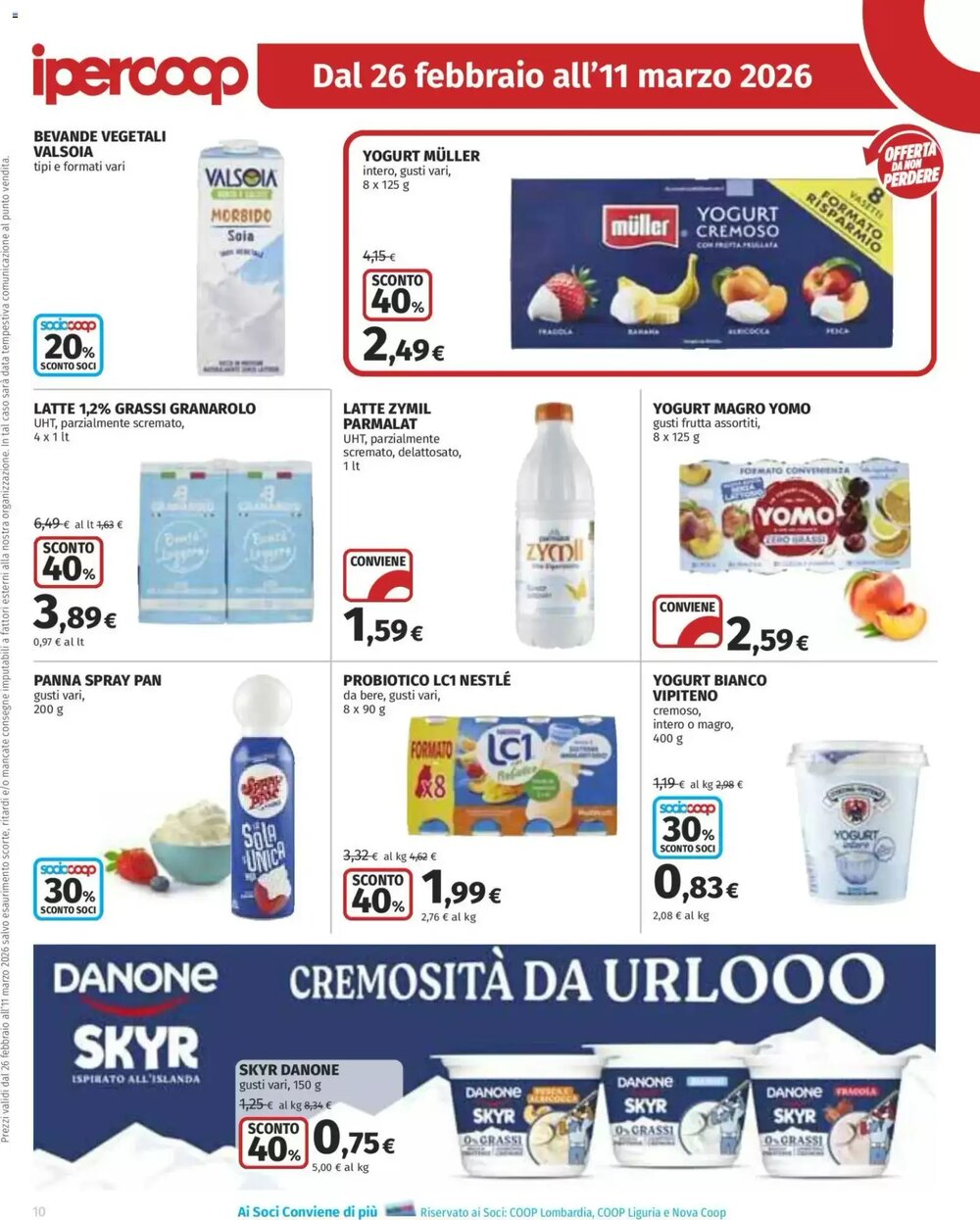 Volantino promozionale Ipercoop  valide dal 26/02/2026 - Pagina 10.