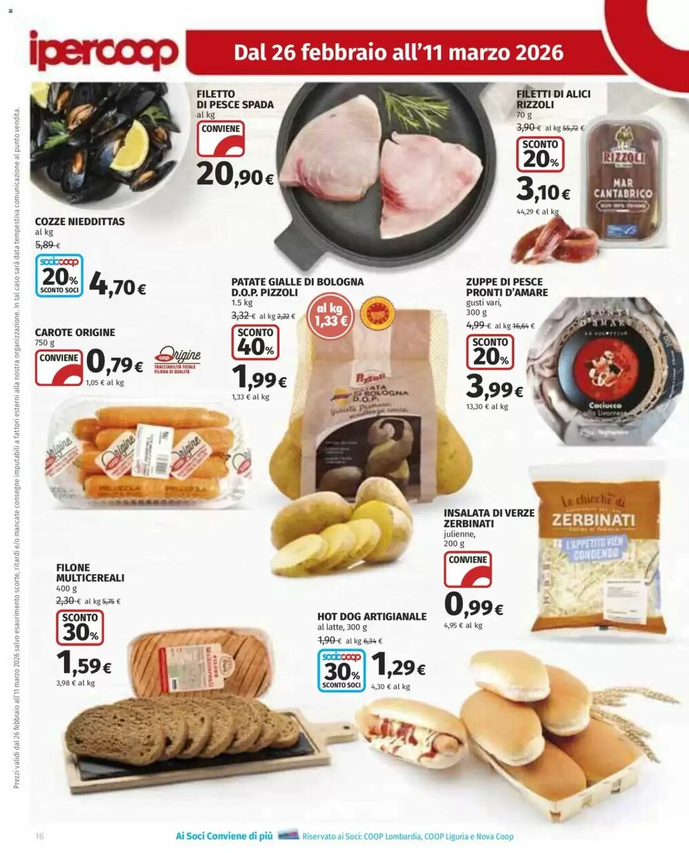 Volantino promozionale Ipercoop  valide dal 26/02/2026 - Pagina 16.
