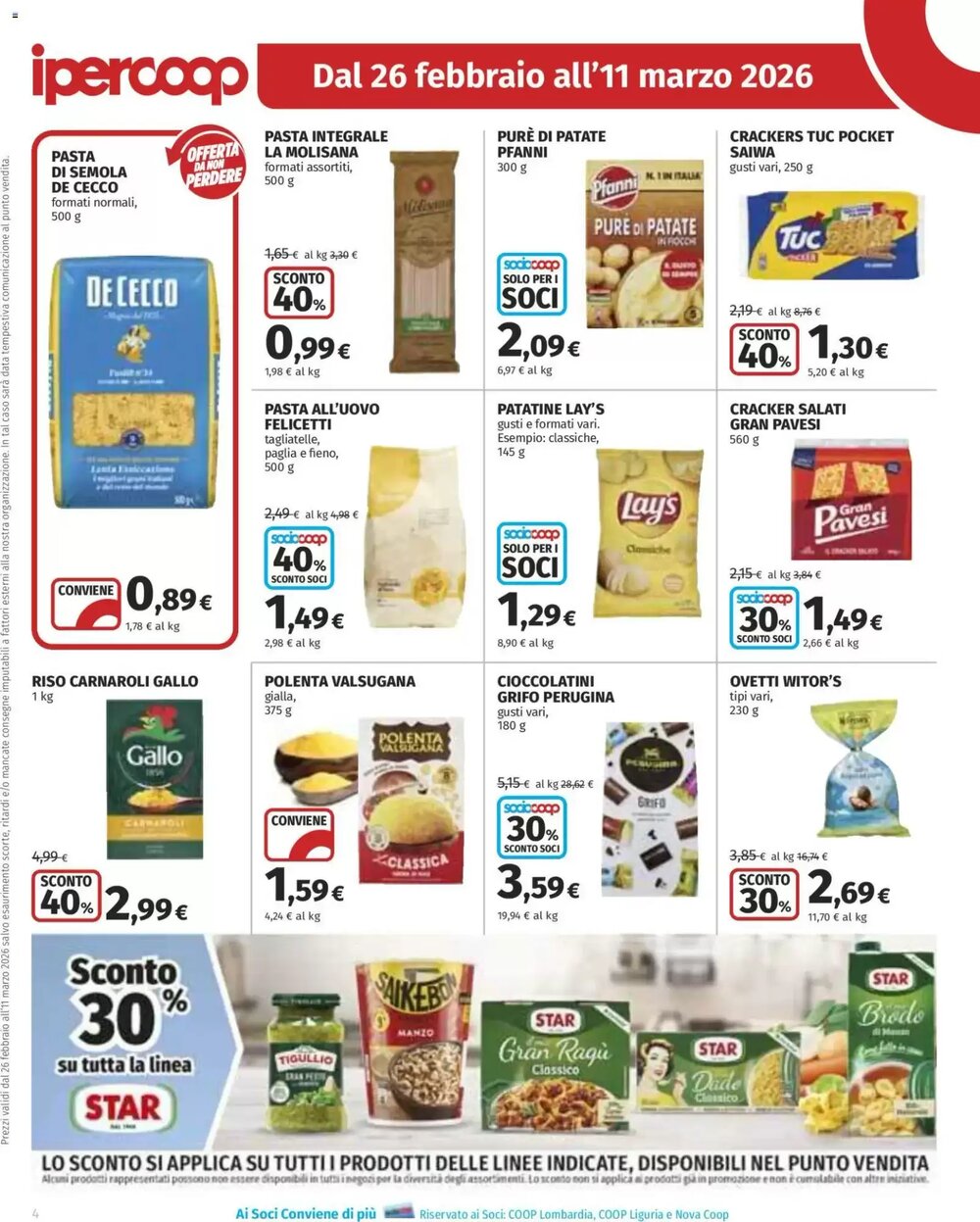 Volantino promozionale Ipercoop  valide dal 26/02/2026 - Pagina 4.