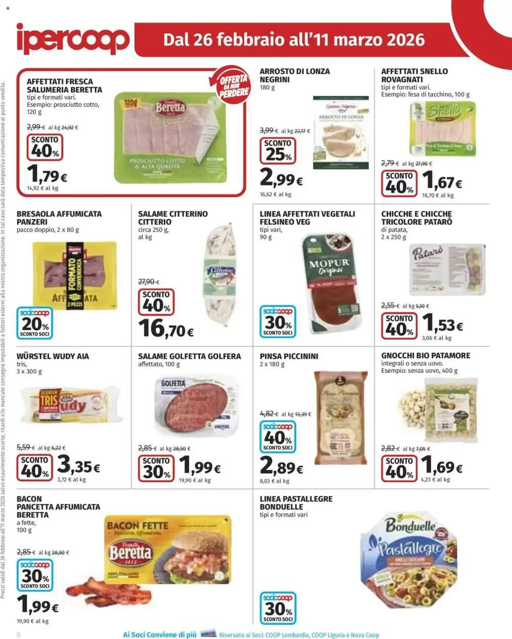 Volantino promozionale Ipercoop  valide dal 26/02/2026 - Pagina 8.