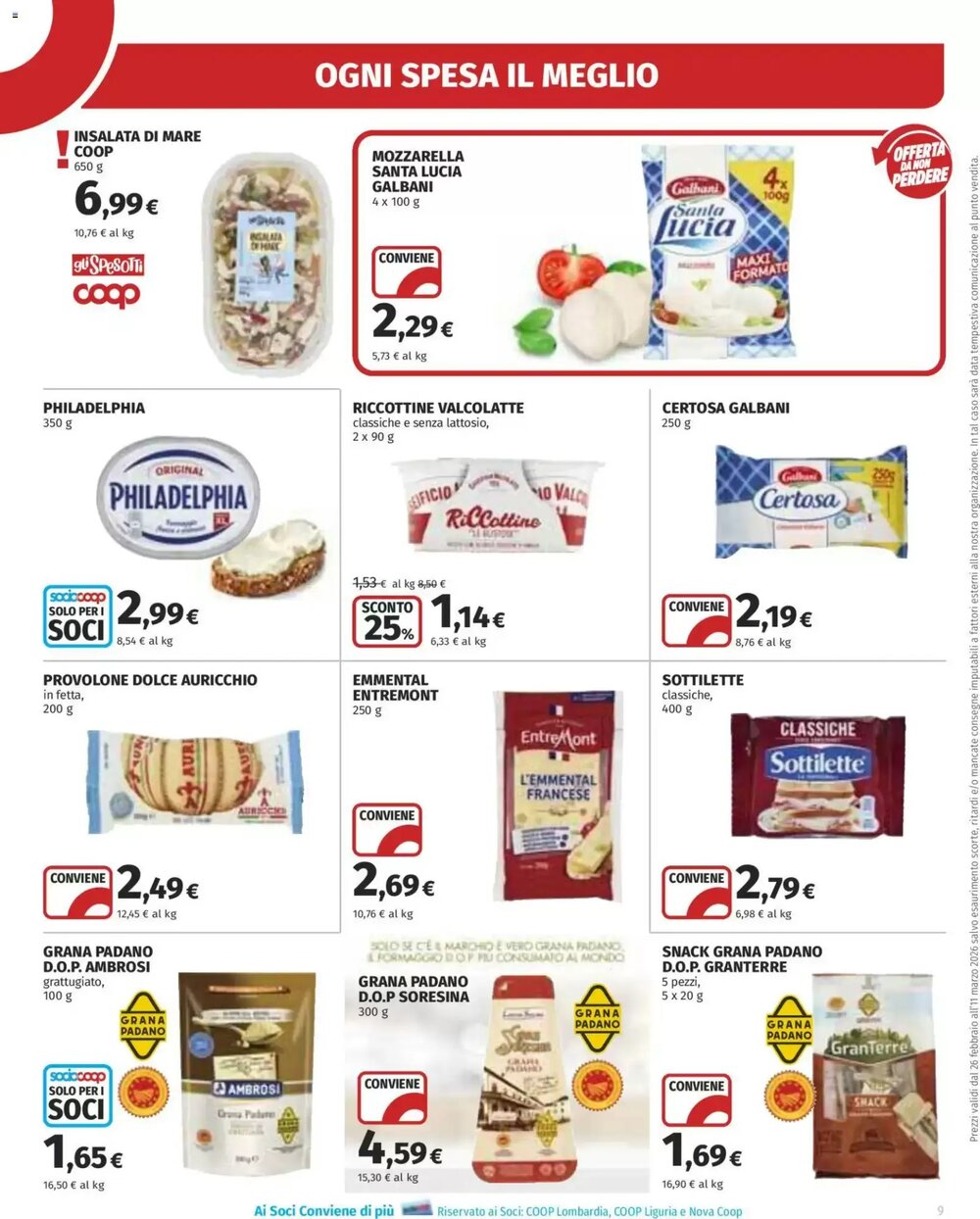 Volantino promozionale Ipercoop  valide dal 26/02/2026 - Pagina 9.