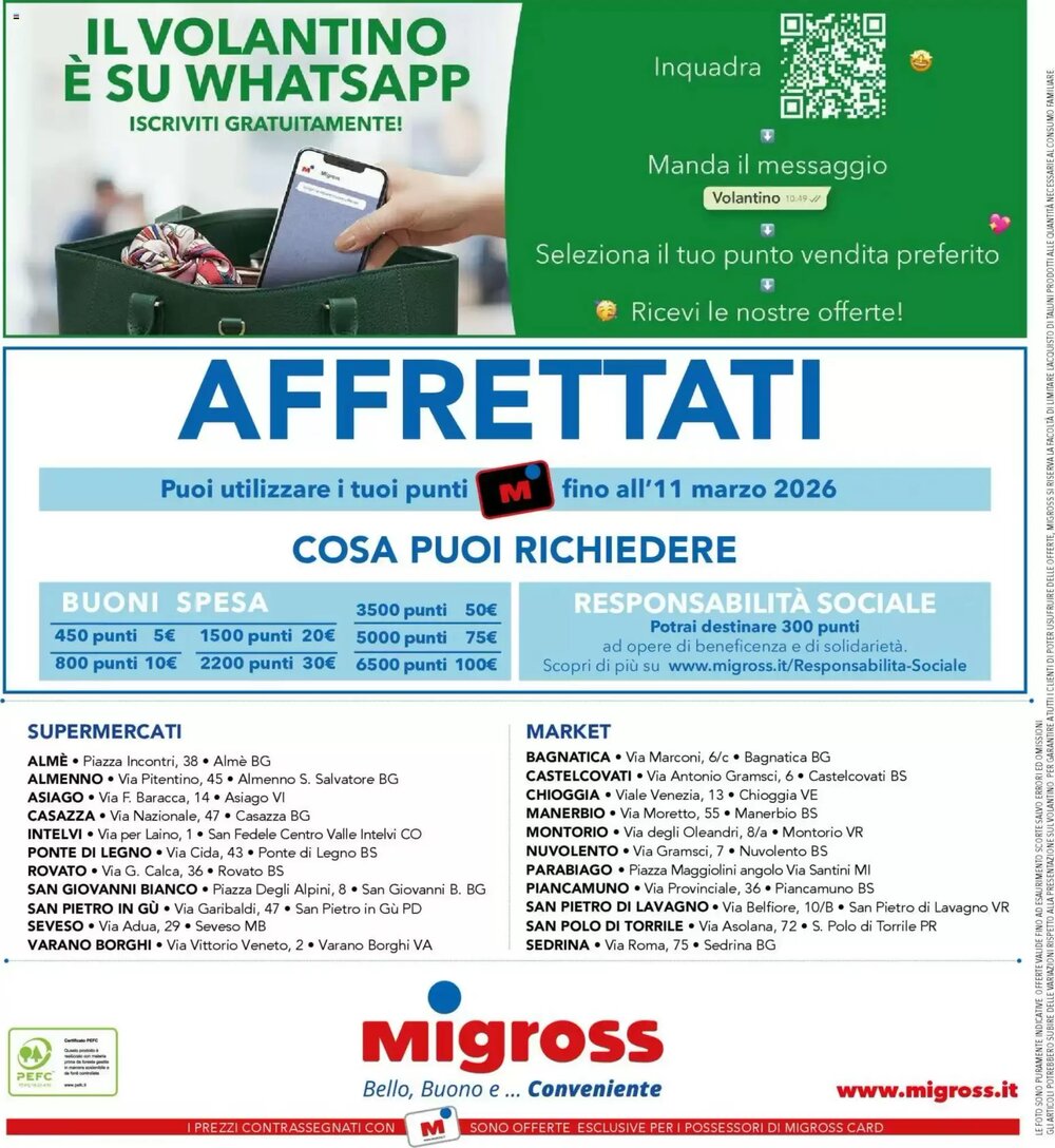 Volantino promozionale Migross Supermercati e Market  valide dal 26/02/2026 - Pagina 16.