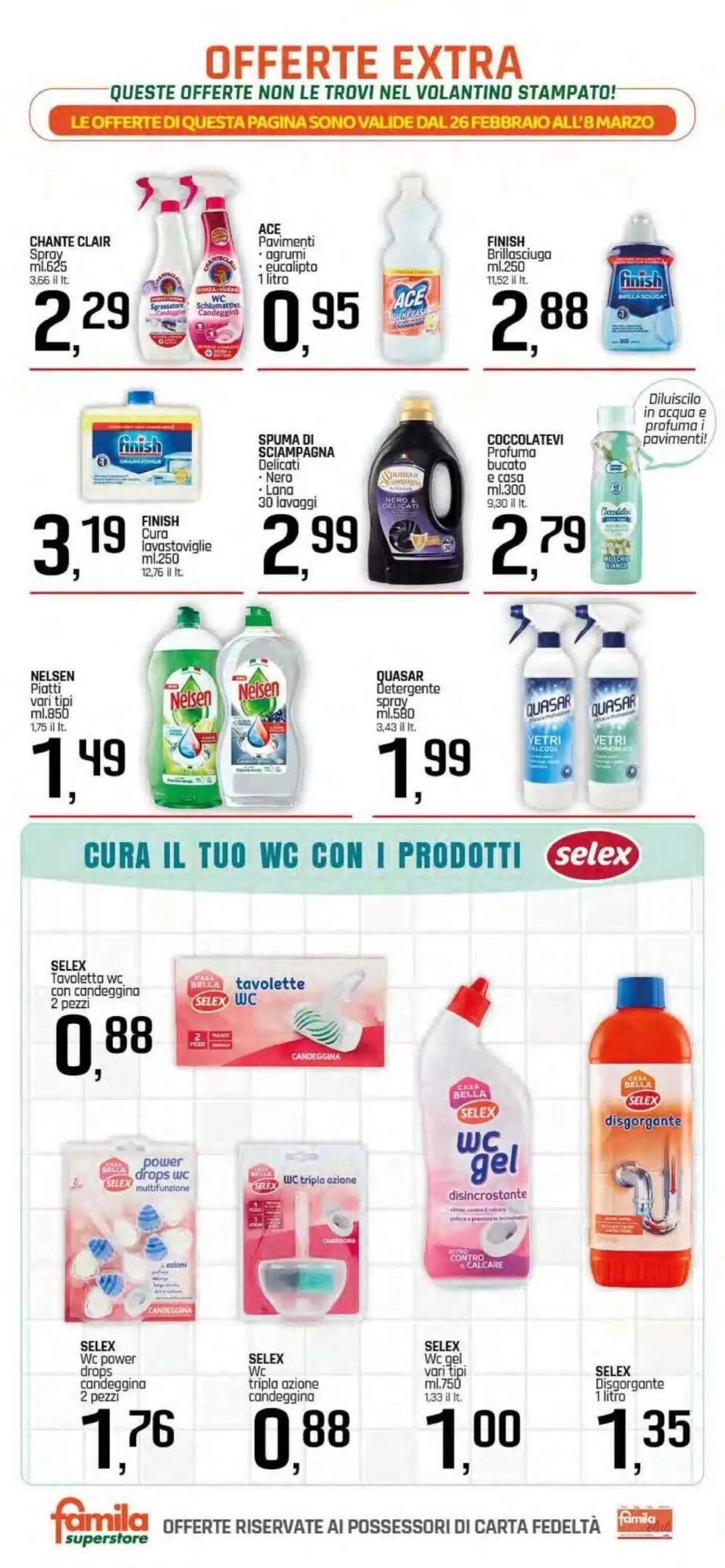 Volantino promozionale Famila Superstore  valide dal 26/02/2026 - Pagina 25.