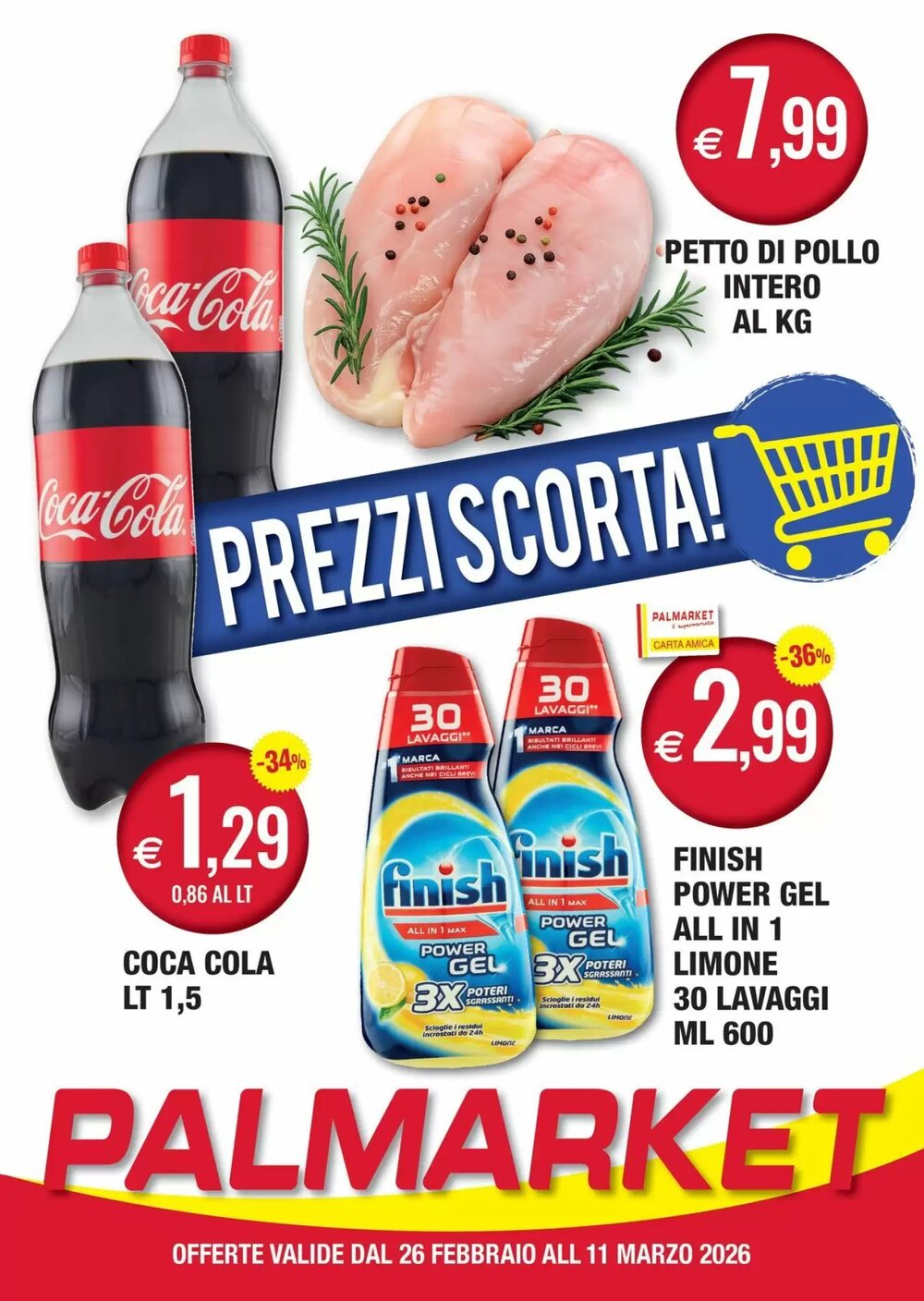Volantino promozionale Palmarket  valide dal 26/02/2026 - Pagina 1.
