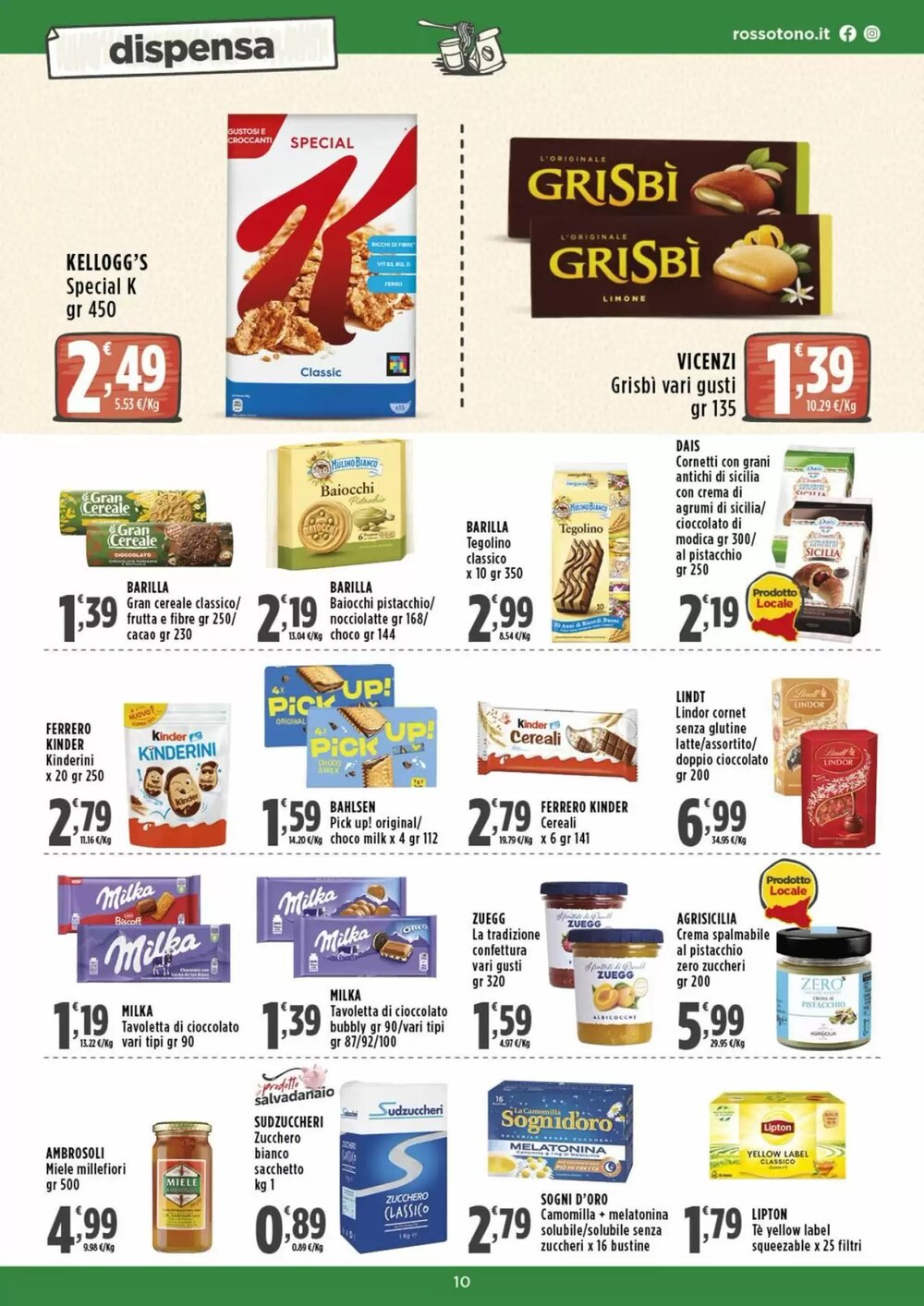 Volantino promozionale Rossotono  valide dal 26/02/2026 - Pagina 10.