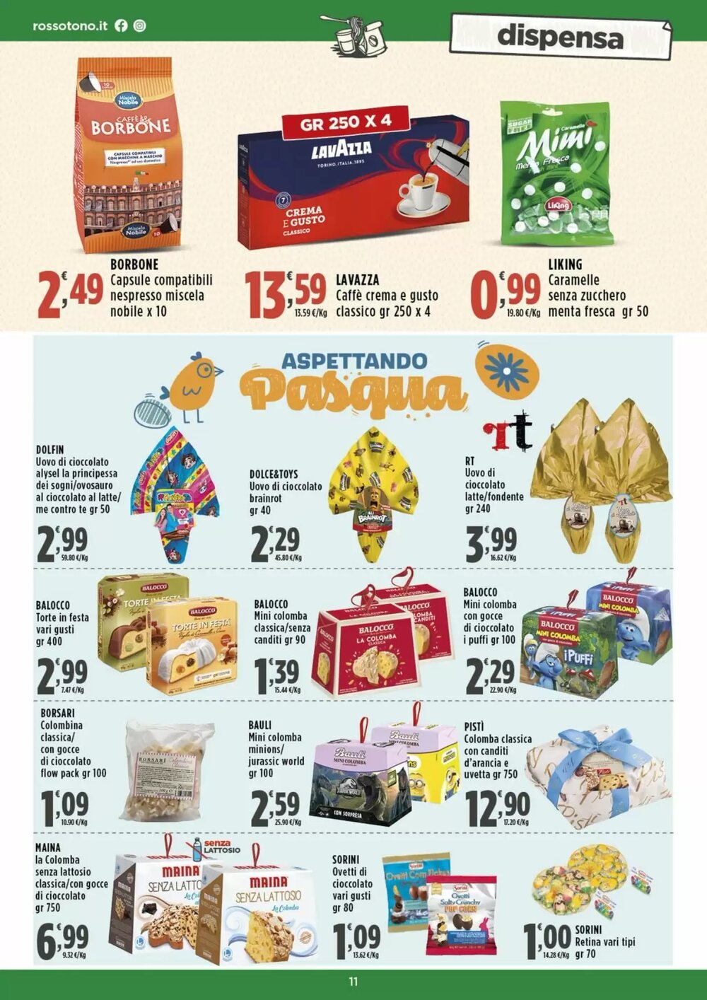Volantino promozionale Rossotono  valide dal 26/02/2026 - Pagina 11.