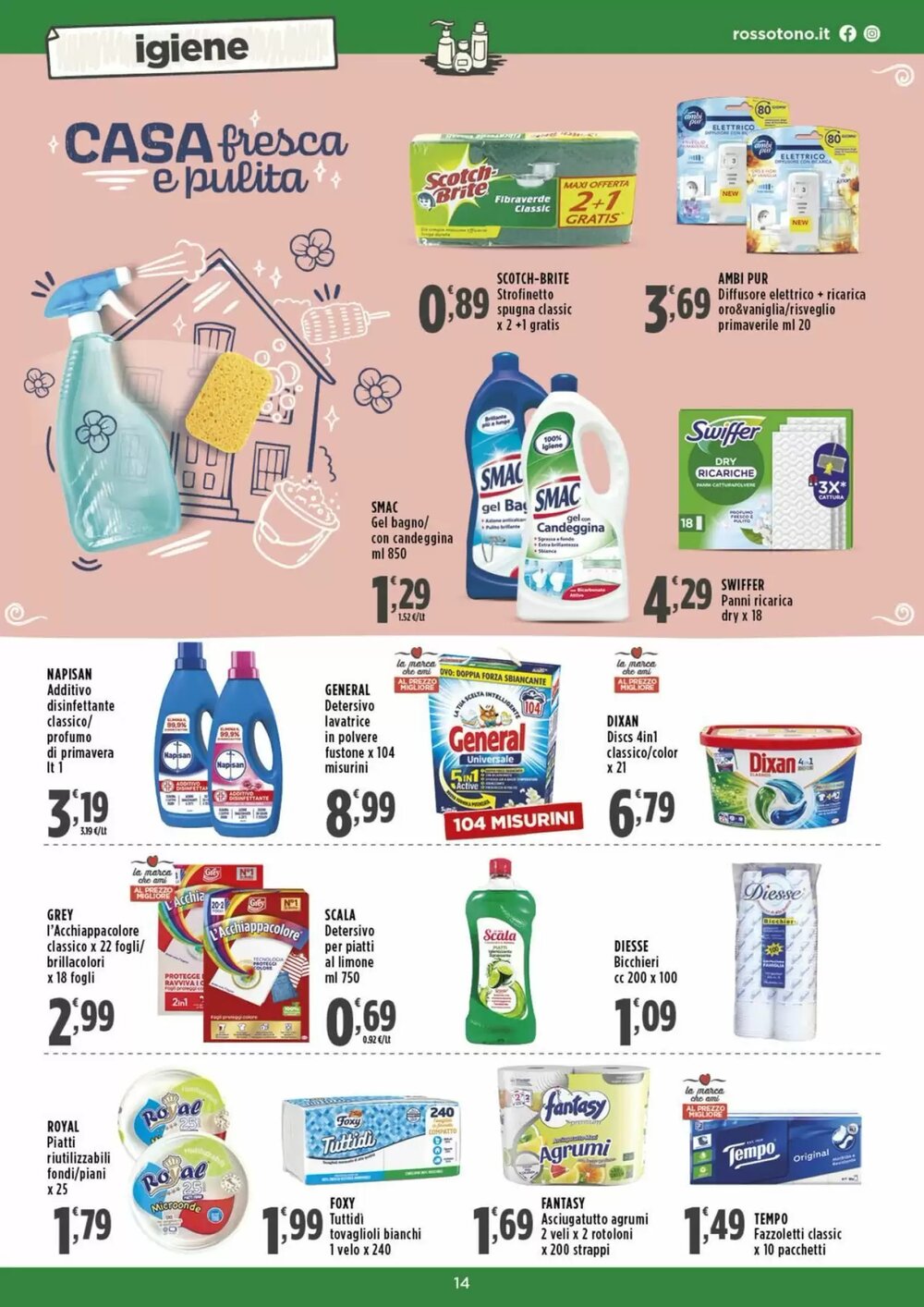 Volantino promozionale Rossotono  valide dal 26/02/2026 - Pagina 14.