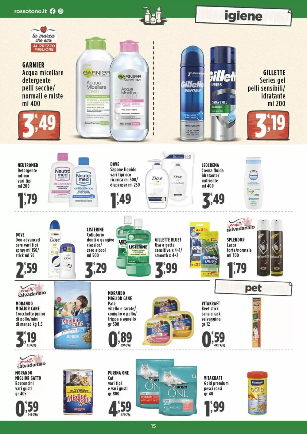 Volantino promozionale Rossotono  valide dal 26/02/2026 - Pagina 15.