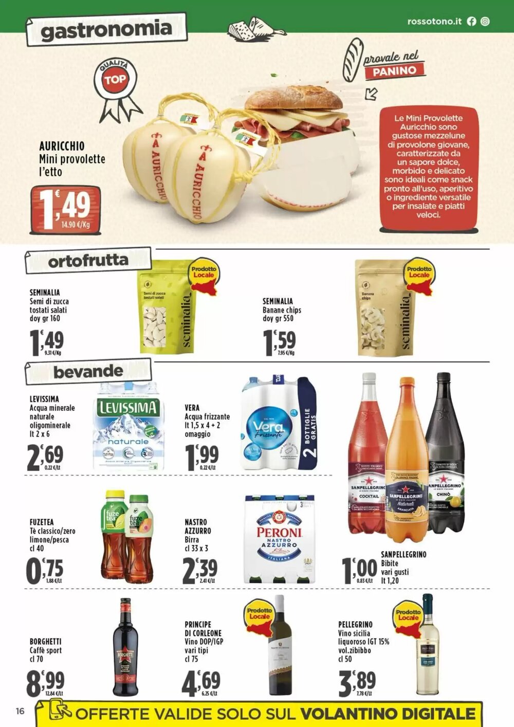 Volantino promozionale Rossotono  valide dal 26/02/2026 - Pagina 16.