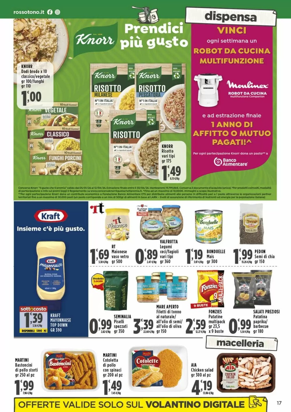 Volantino promozionale Rossotono  valide dal 26/02/2026 - Pagina 17.