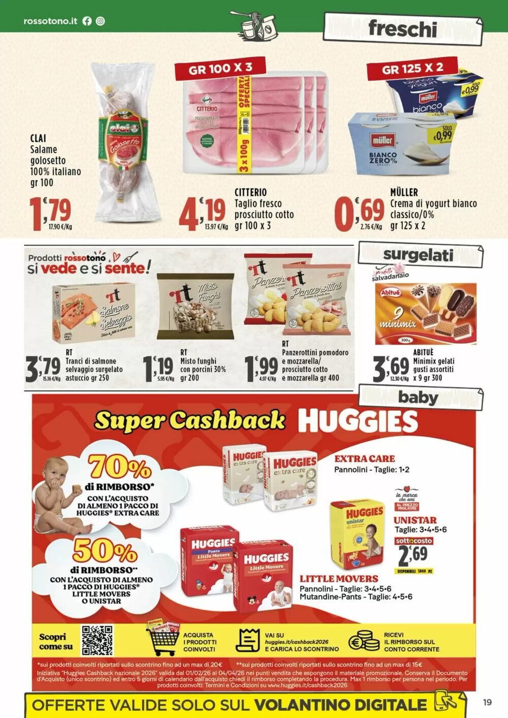 Volantino promozionale Rossotono  valide dal 26/02/2026 - Pagina 19.