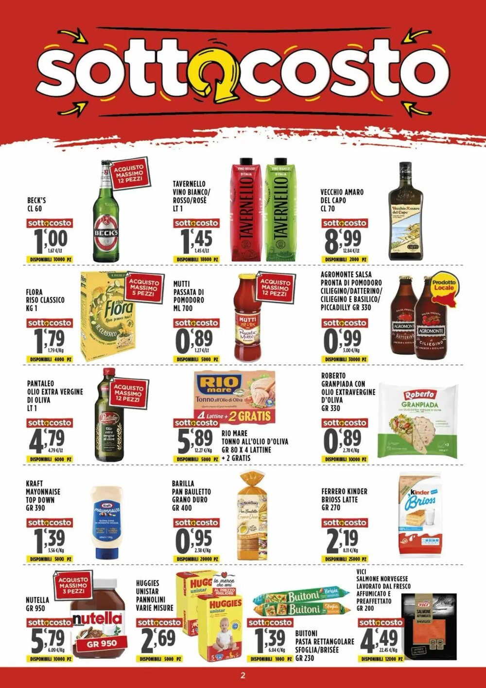 Volantino promozionale Rossotono  valide dal 26/02/2026 - Pagina 2.