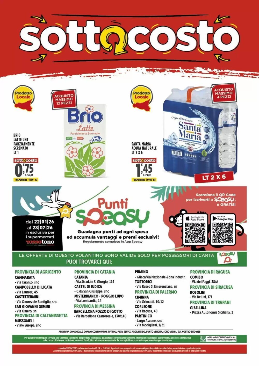 Volantino promozionale Rossotono  valide dal 26/02/2026 - Pagina 22.