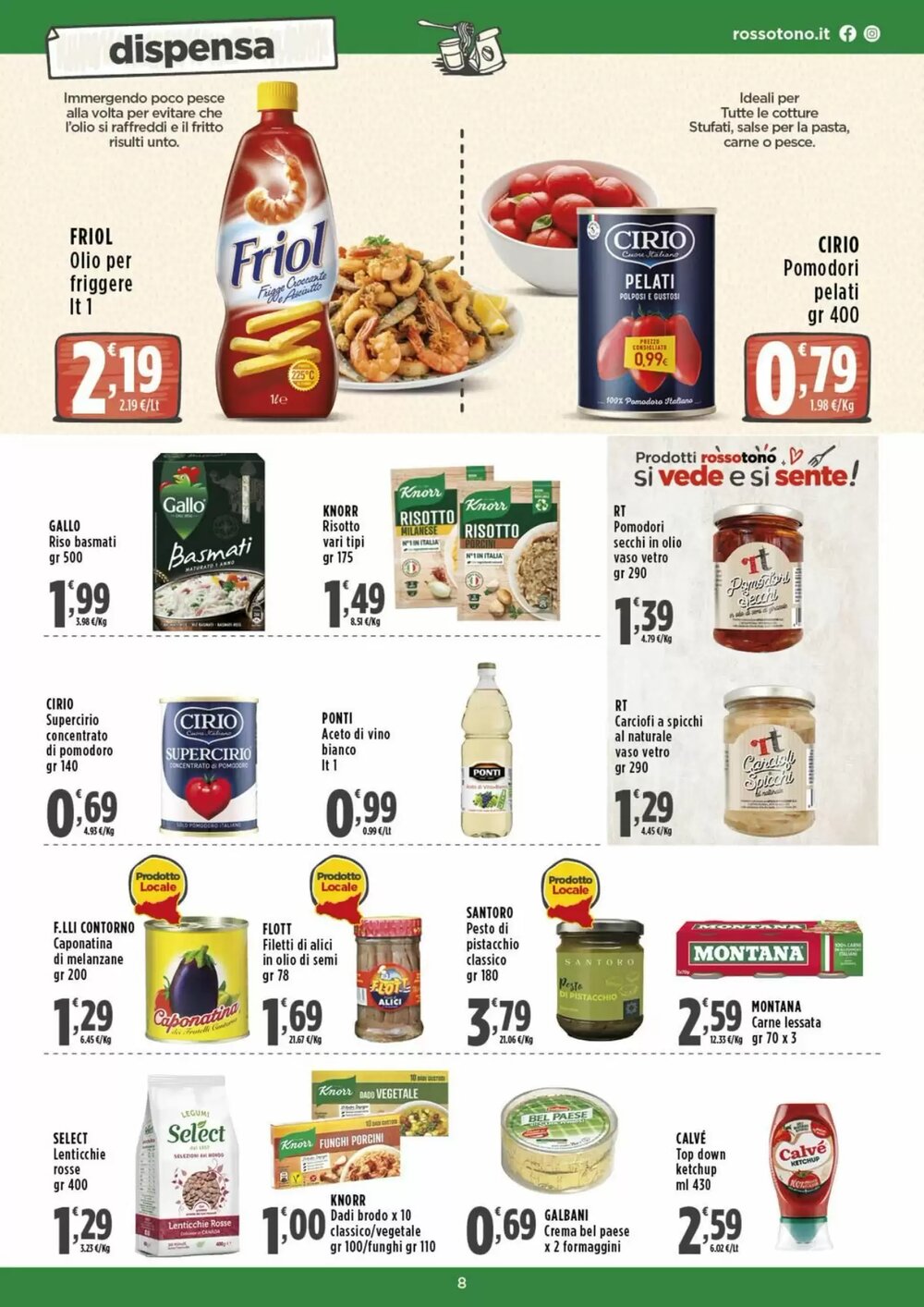Volantino promozionale Rossotono  valide dal 26/02/2026 - Pagina 8.