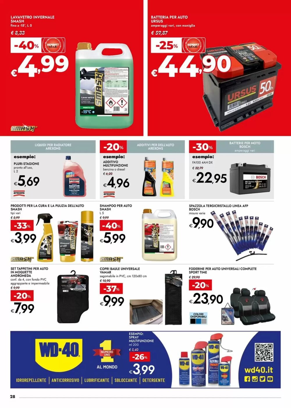 Volantino promozionale Bennet  valide dal 26/02/2026 - Pagina 28.