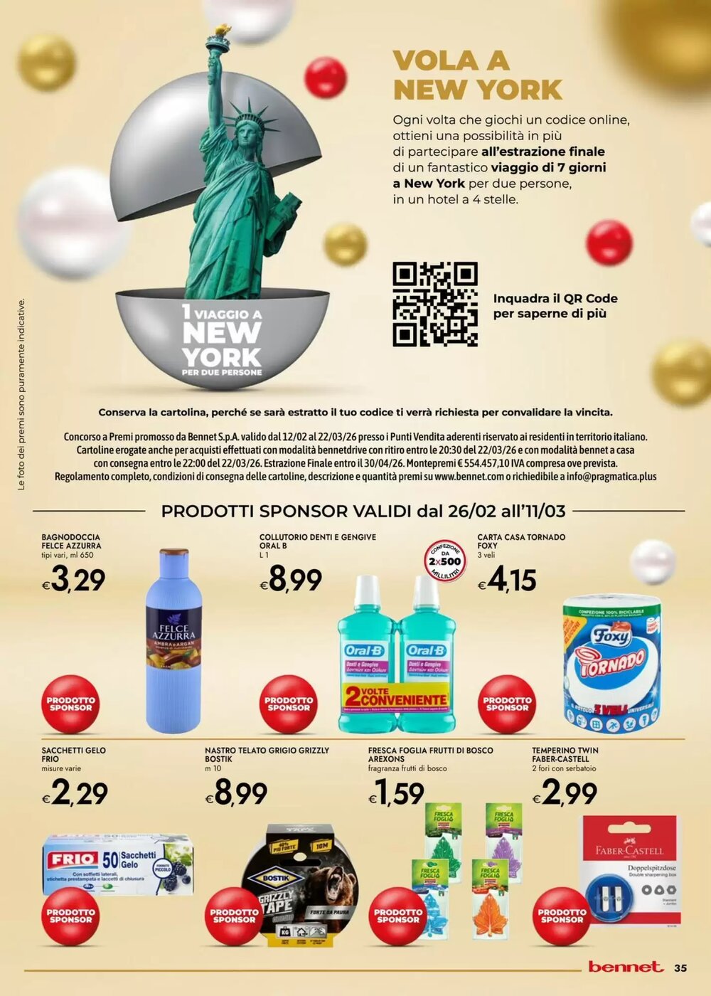 Volantino promozionale Bennet  valide dal 26/02/2026 - Pagina 35.