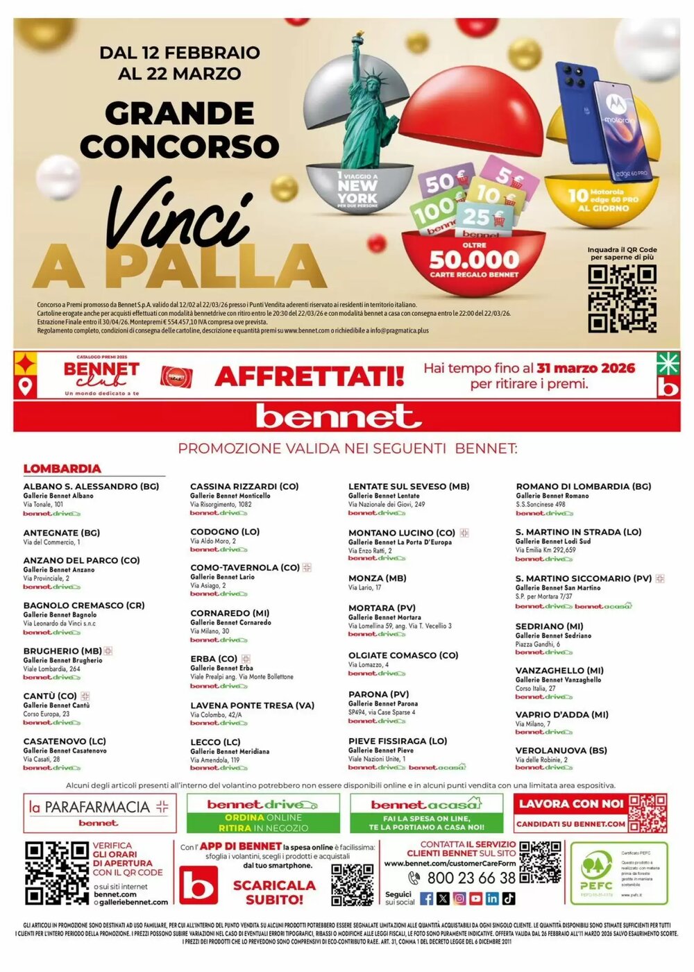 Volantino promozionale Bennet  valide dal 26/02/2026 - Pagina 39.