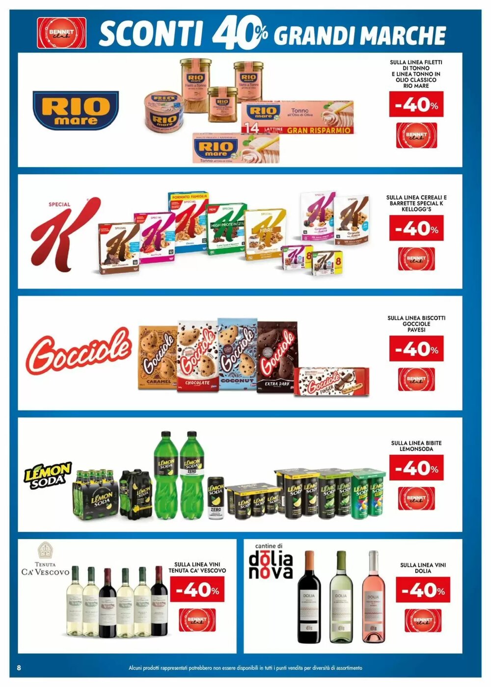 Volantino promozionale Bennet  valide dal 26/02/2026 - Pagina 8.