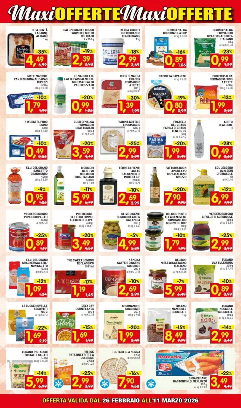Volantino promozionale Centro Commerciale Discount  valide dal 26/02/2026 - Pagina 2.