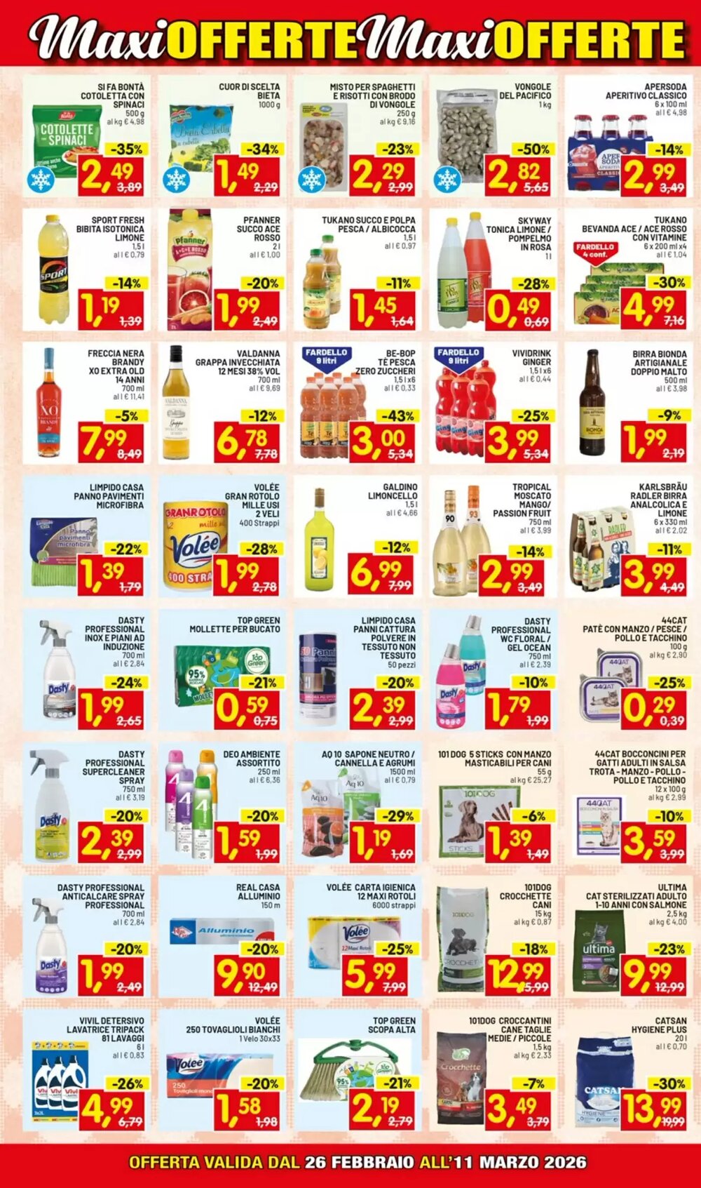 Volantino promozionale Centro Commerciale Discount  valide dal 26/02/2026 - Pagina 3.