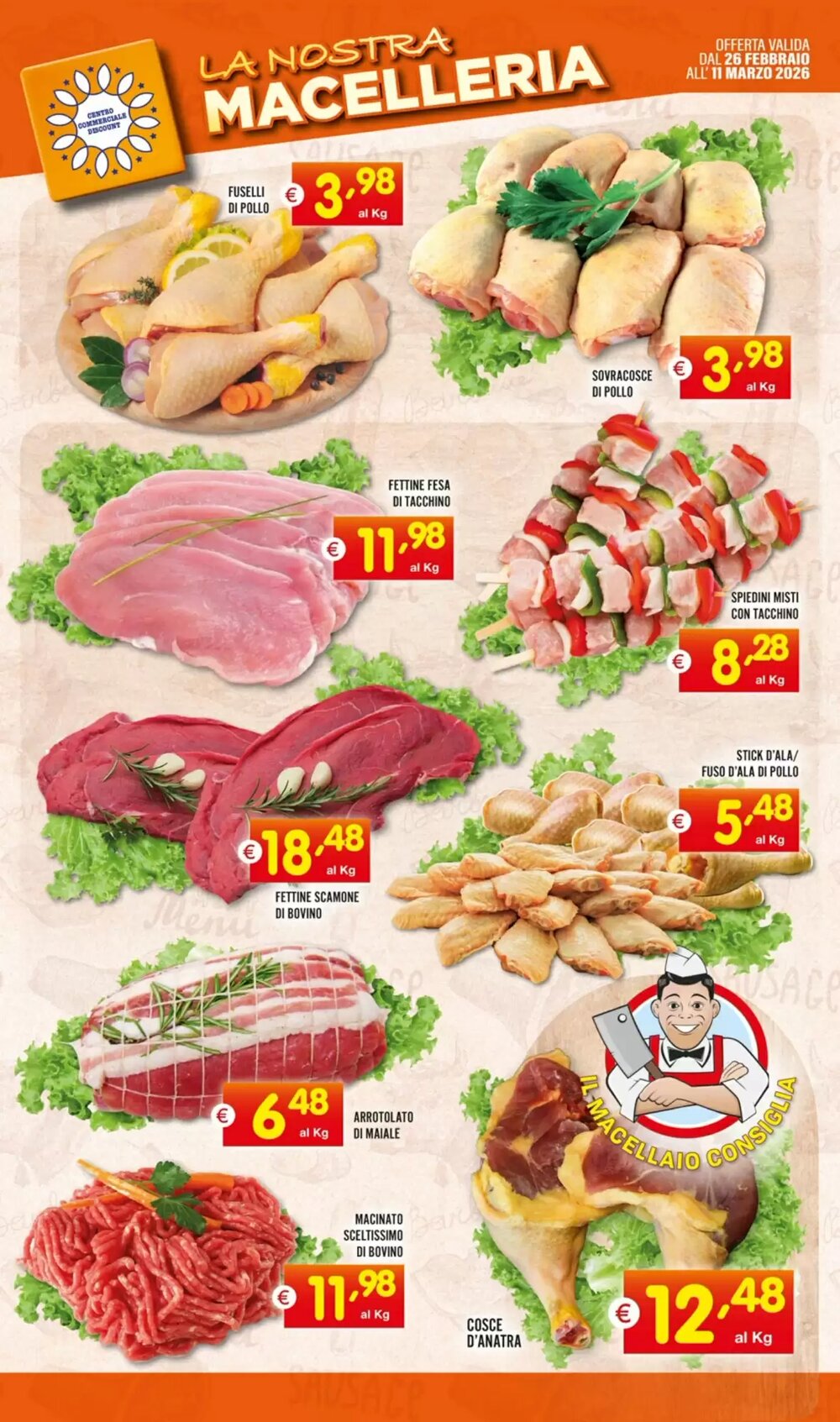 Volantino promozionale Centro Commerciale Discount  valide dal 26/02/2026 - Pagina 4.