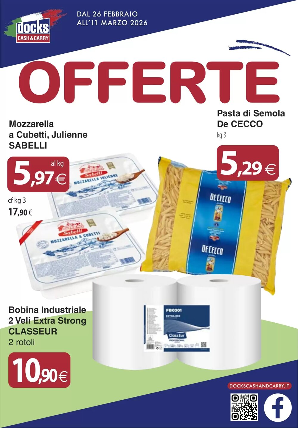 Volantino promozionale Docks Cash&Carry  valide dal 26/02/2026 - Pagina 1.