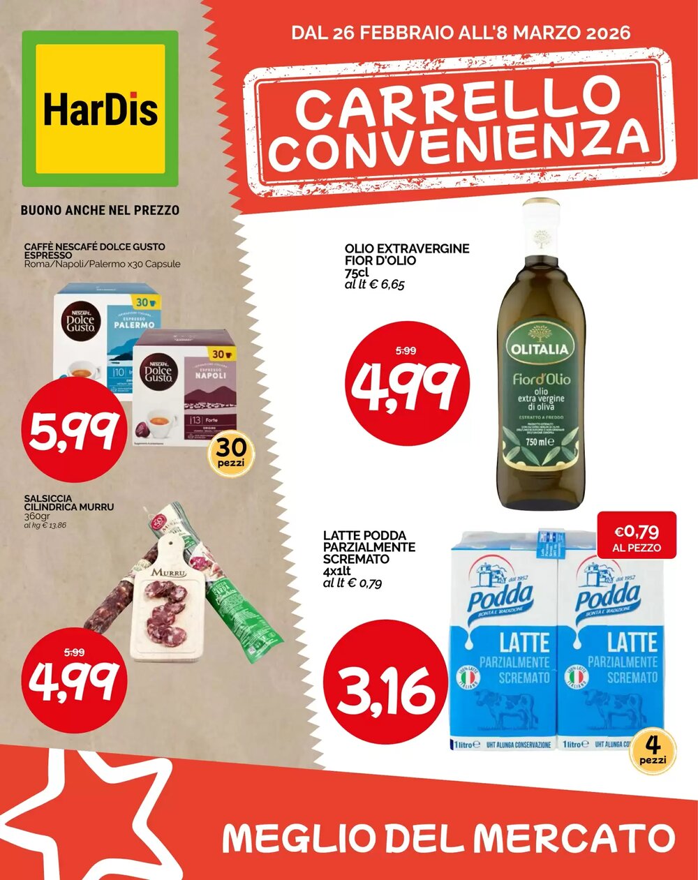 Volantino promozionale Hardis  valide dal 26/02/2026 - Pagina 1.