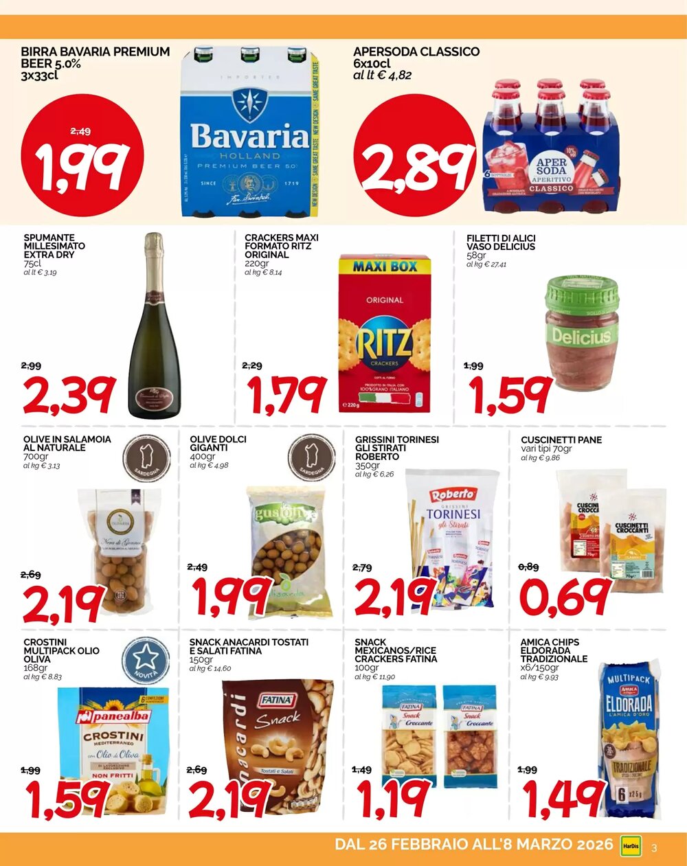 Volantino promozionale Hardis  valide dal 26/02/2026 - Pagina 3.
