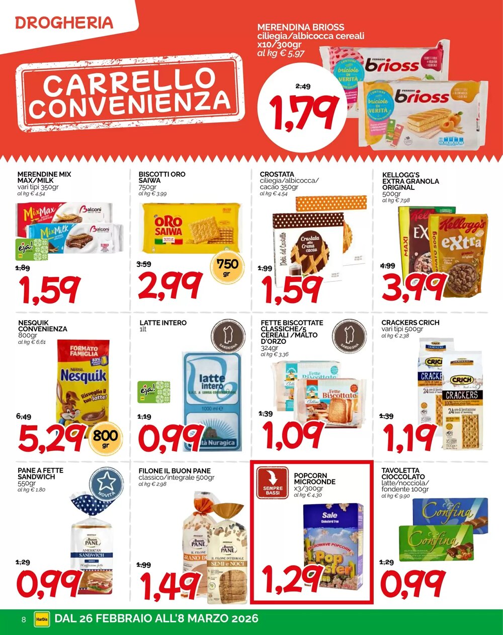 Volantino promozionale Hardis  valide dal 26/02/2026 - Pagina 8.