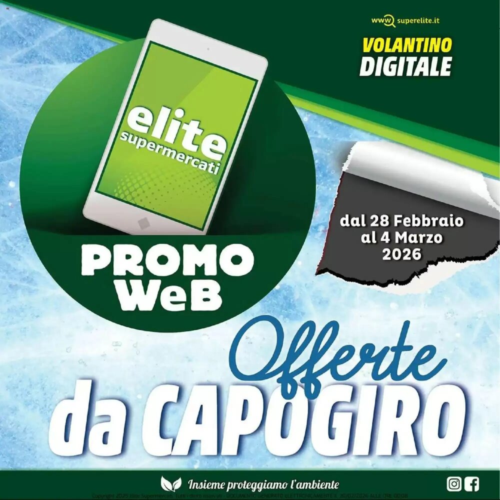 Volantino promozionale Elite  valide dal 28/02/2026 - Pagina 1.