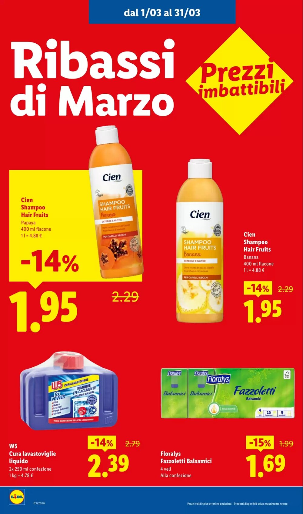 Volantino promozionale Lidl  valide dal 01/03/2026 - Pagina 14.