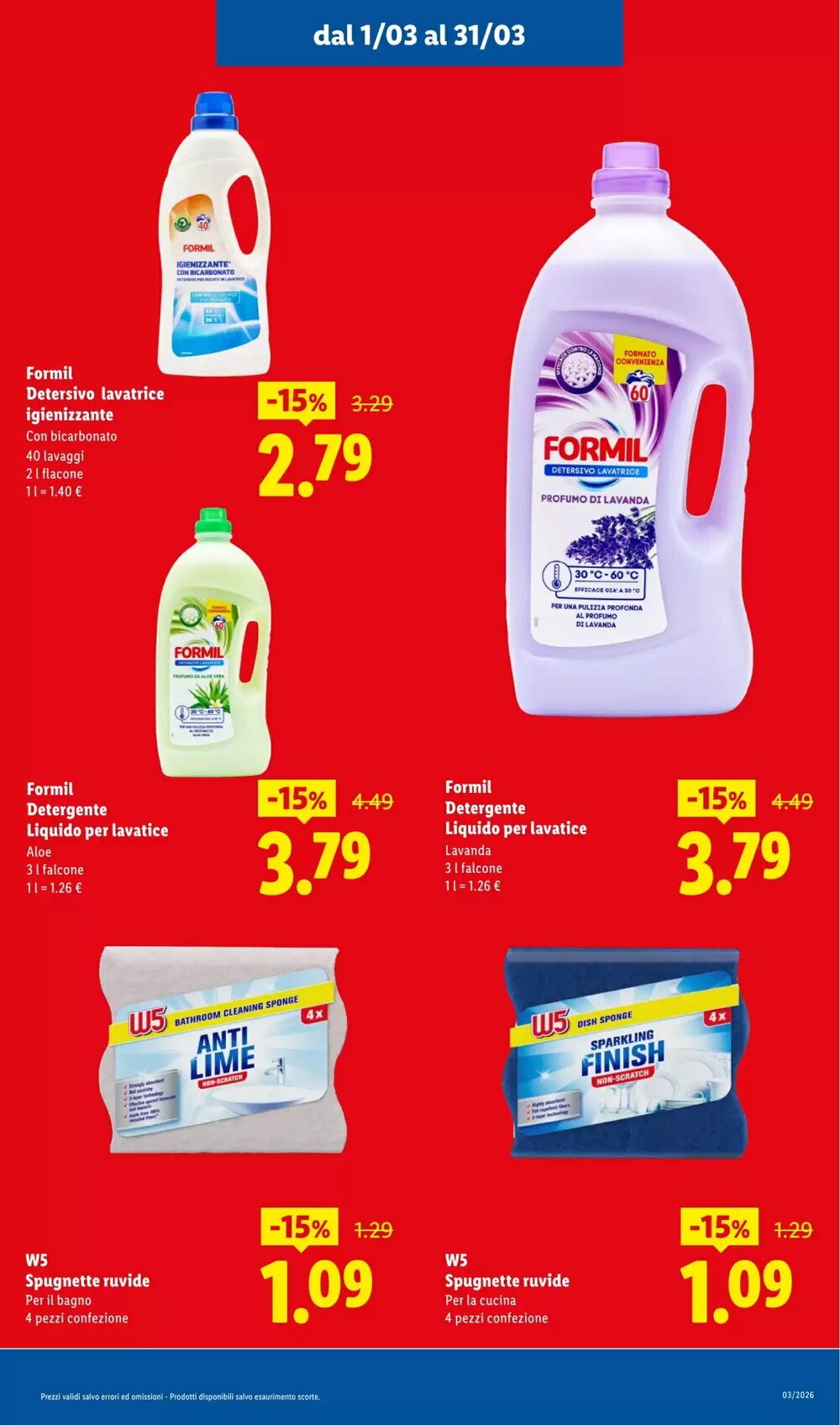 Volantino promozionale Lidl  valide dal 01/03/2026 - Pagina 15.