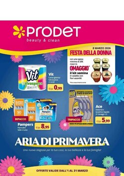 Volantino promozionale Prodet  valide dal 01/03/2026