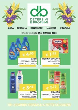 Volantino promozionale DB detersivi  valide dal 01/03/2026