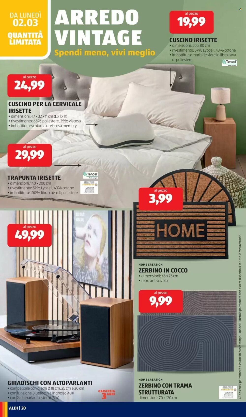 Volantino promozionale ALDI  valide dal 02/03/2026 - Pagina 20.
