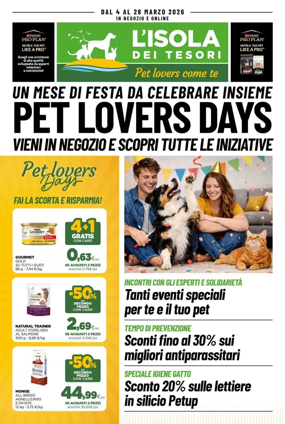 Volantino promozionale L´Isola dei Tesori  valide dal 04/03/2026 - Pagina 1.