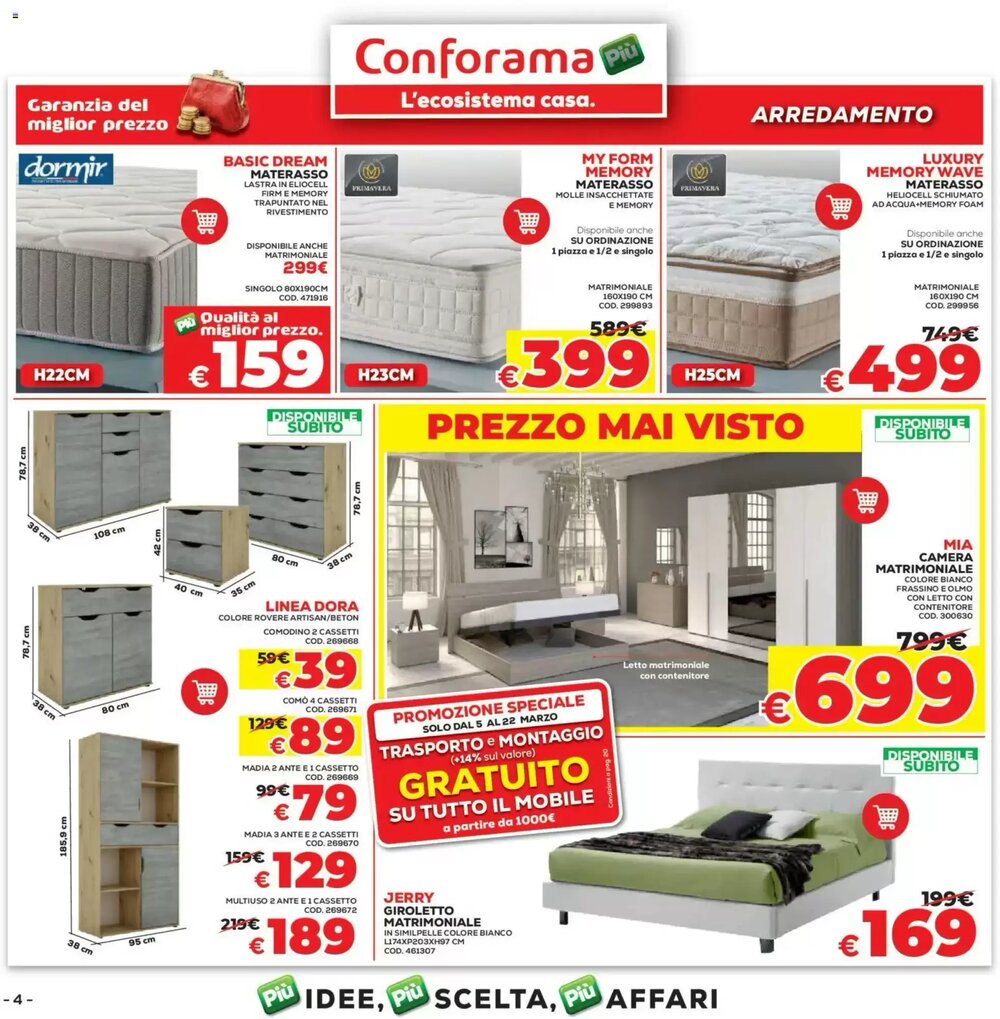 Volantino promozionale Conforama  valide dal 05/03/2026 - Pagina 4.