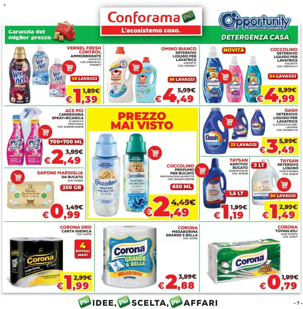 Volantino promozionale Conforama  valide dal 05/03/2026 - Pagina 7.
