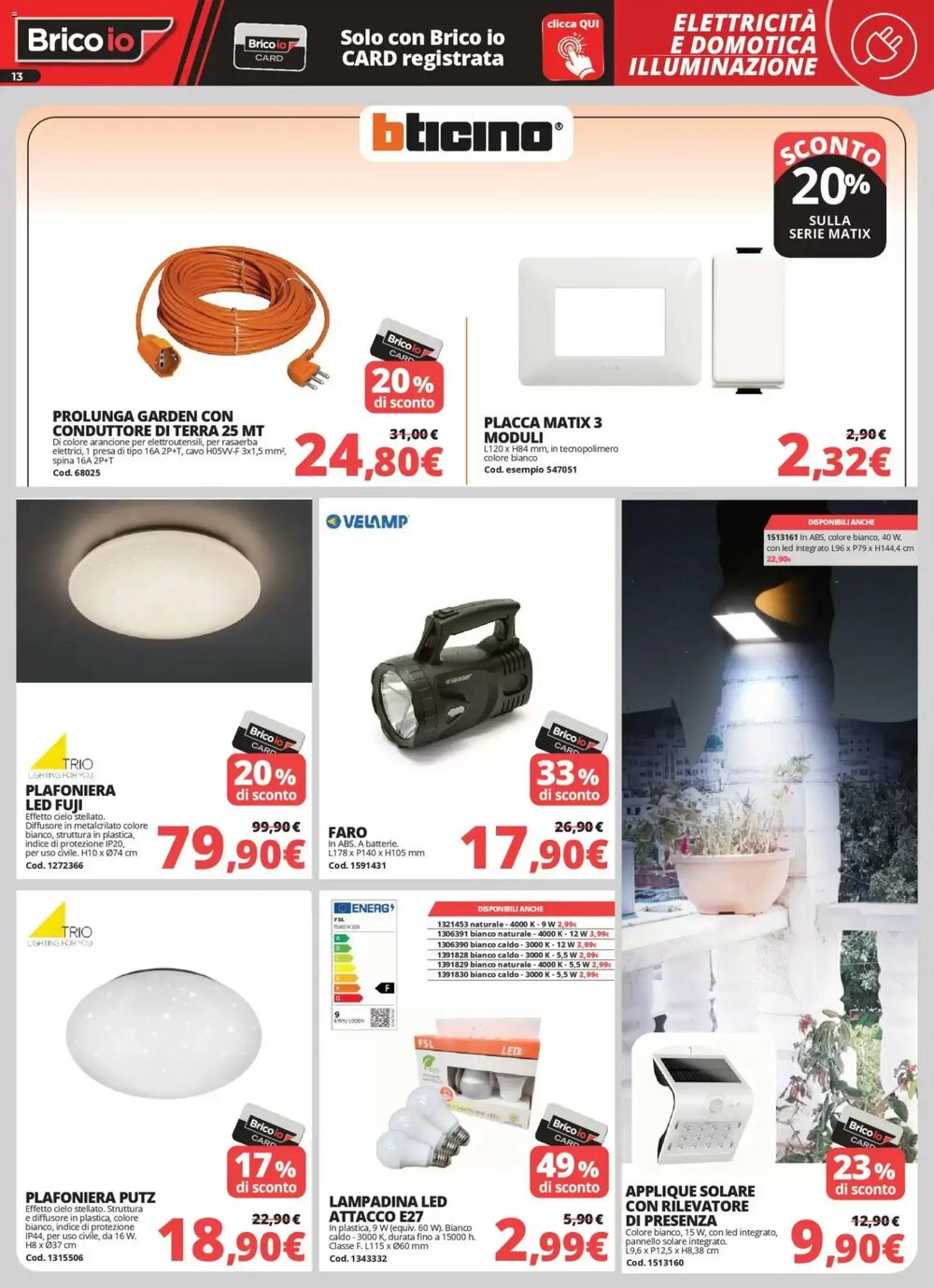 Volantino promozionale Brico Io  valide dal 05/03/2026 - Pagina 13.