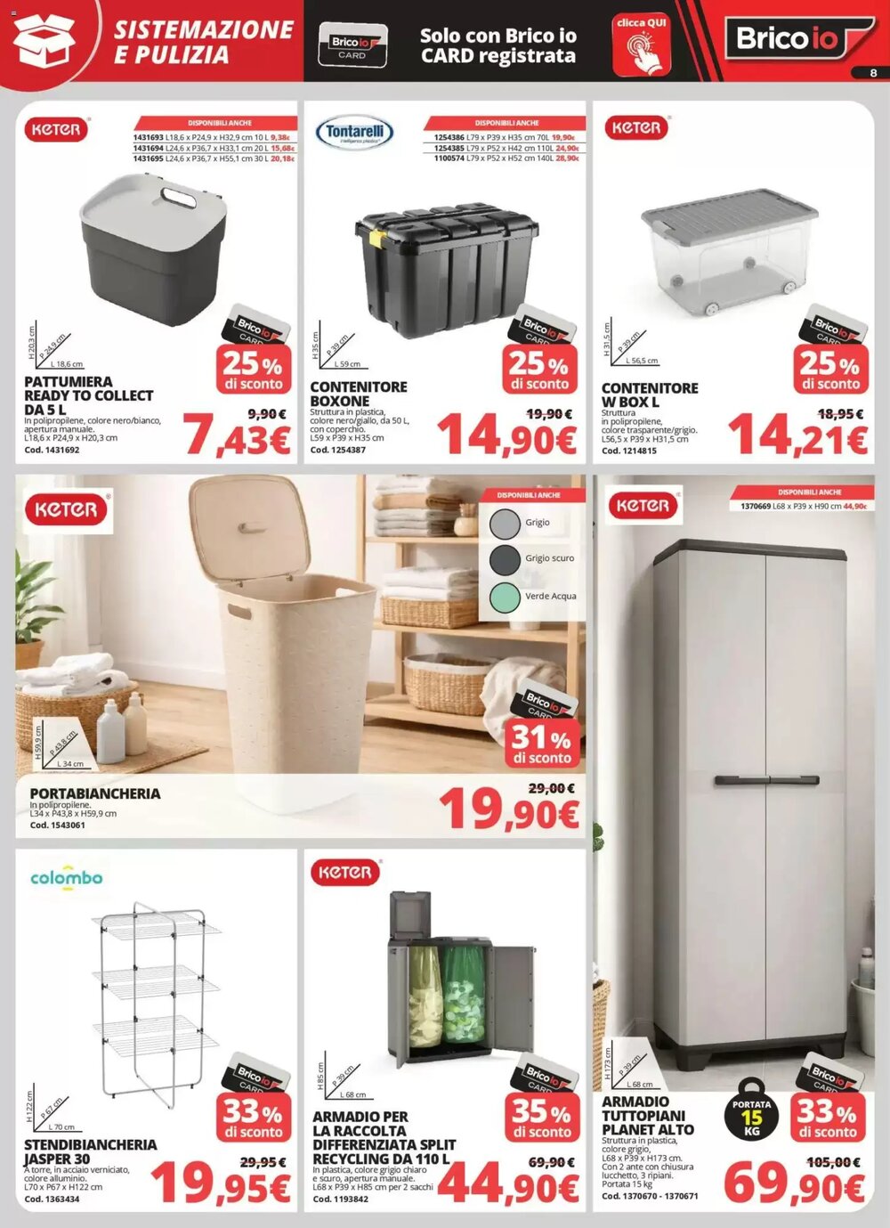 Volantino promozionale Brico Io  valide dal 05/03/2026 - Pagina 8.