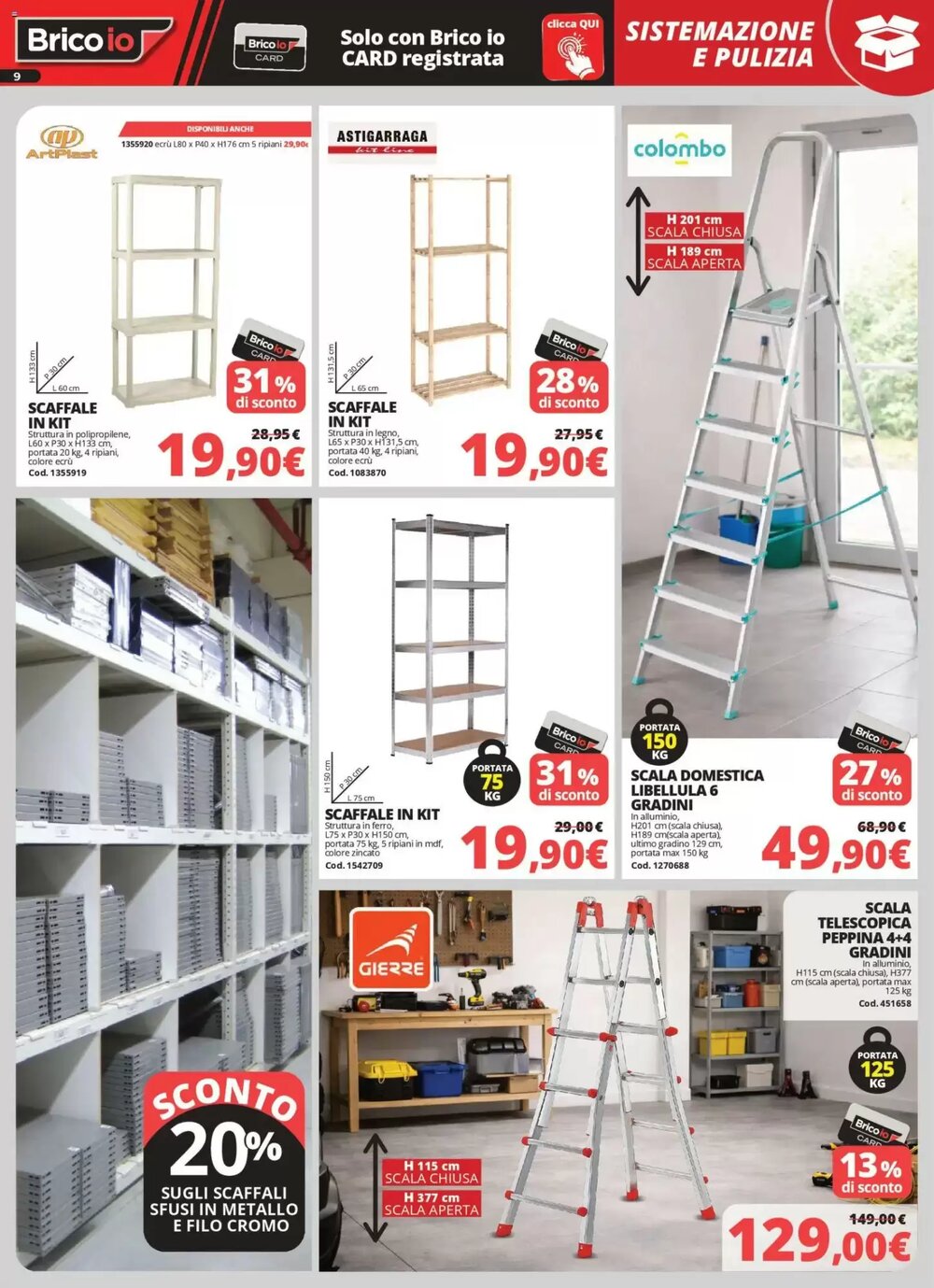 Volantino promozionale Brico Io  valide dal 05/03/2026 - Pagina 9.