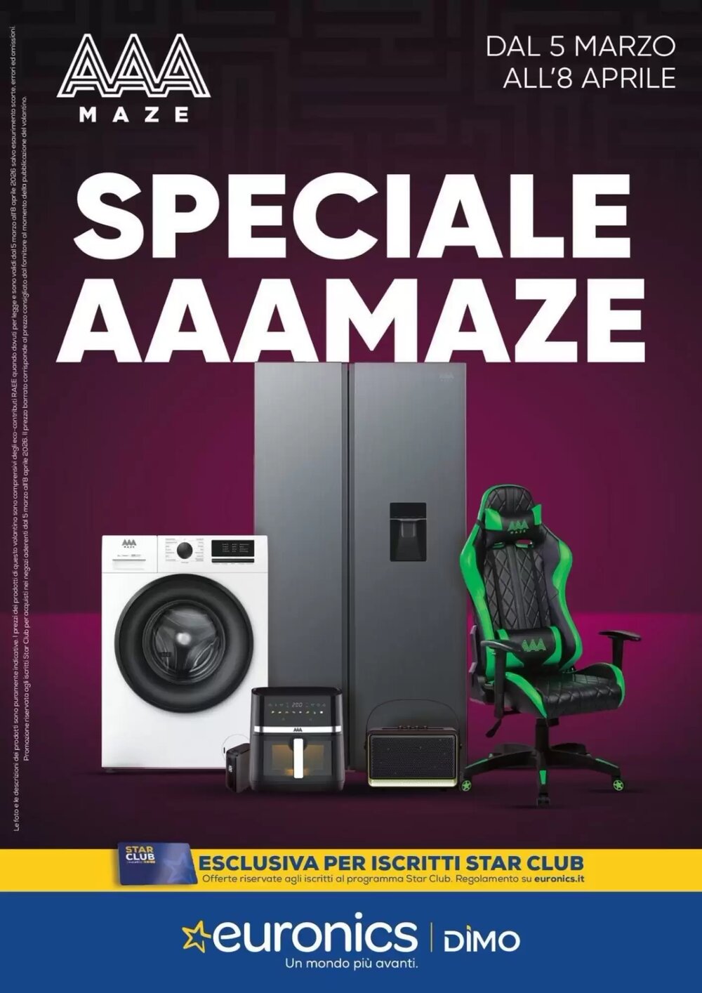 Volantino promozionale Euronics  valide dal 05/03/2026 - Pagina 1.