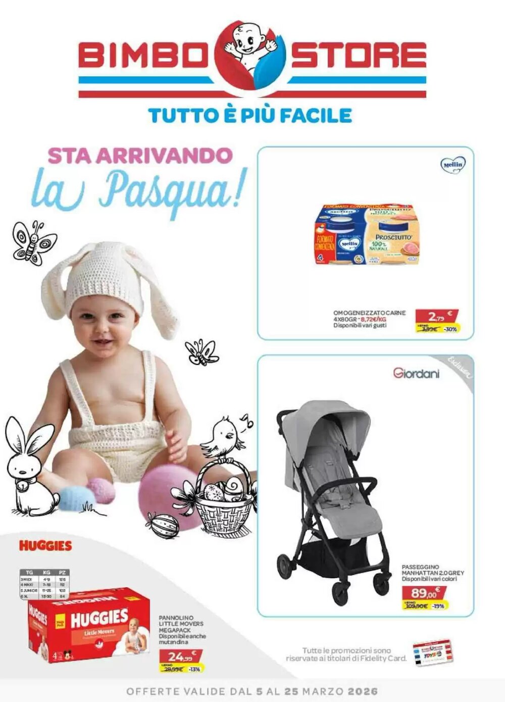 Volantino promozionale Bimbo Store  valide dal 05/03/2026 - Pagina 1.