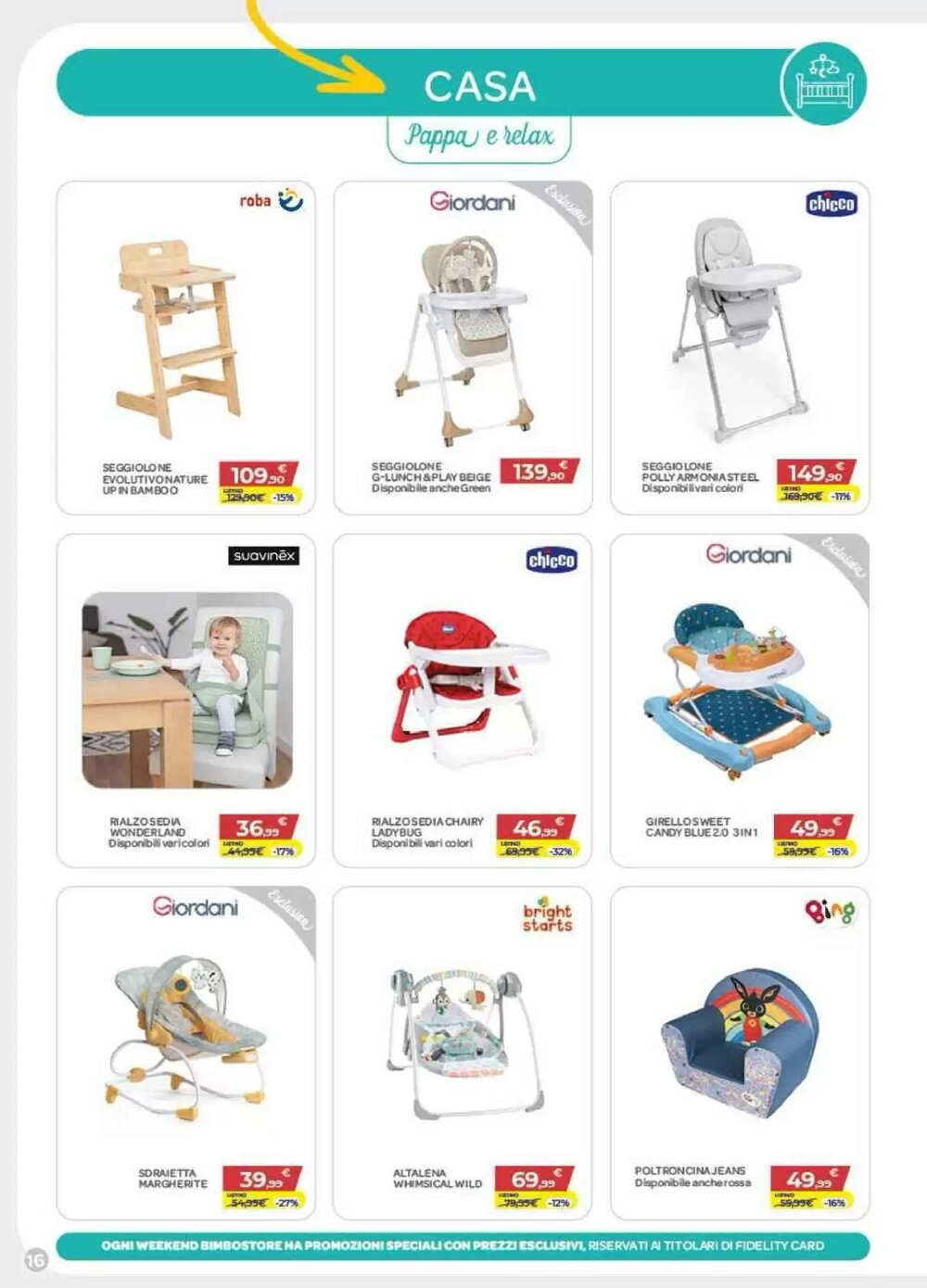 Volantino promozionale Bimbo Store  valide dal 05/03/2026 - Pagina 16.